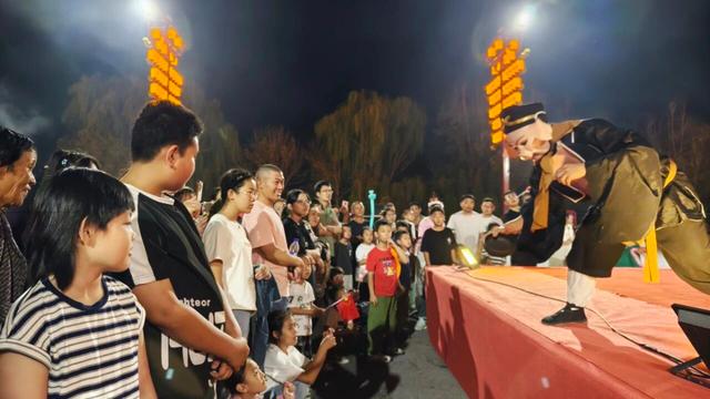 火舞黄河迎国庆，滨州楼畔点燃“不夜天”