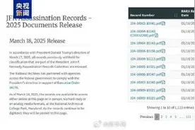 美国公布肯尼迪遇刺案记录图片