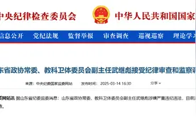 中纪委官网通报，武继彪接受审查调查图片
