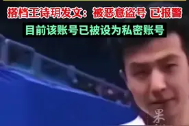 柳鑫宇某社媒账号突然“自曝黑料”，柳鑫宇搭档王诗玥发文：柳鑫宇社媒被恶意盗号，现已报警处理图片