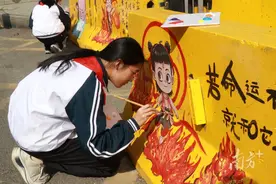 佛山城市美学新实践，顺德艺术涂鸦爆改石墩图片