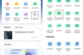 “交管12123”—补换领号牌图片