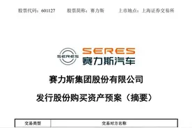 赛力斯计划引入重庆国资，全资收购AITO问界工厂服务商图片