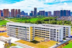 驻青央企项目快讯|广西玉林市玉东新区金榜小学项目先期工程揭牌启用图片