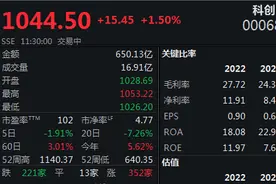 光刻机迎暴力反弹，科创50指数半日上涨1.5%图片