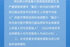 事关公积金！部分政策有变！今起执行！西安刚刚通知！图片