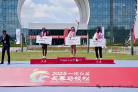 力压外籍选手！福建选手黄雪梅长春马拉松夺冠！图片