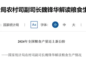 首次突破1.4万亿斤！2024年全国粮食总产量公布图片