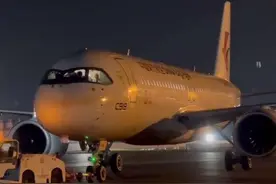 海外首次亮相！国产C919大飞机“飞”出国门｜科技观察图片