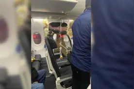 一架波音737 MAX 9客机起飞后突发异常情况紧急降落，波音发声明致歉图片