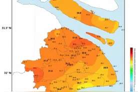 昨天热到破记录，今天气温倒挂，偏北风呼呼吹！网友抓狂：上海这天气太癫了图片