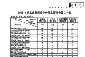 最新！武汉市分配生名额出炉图片