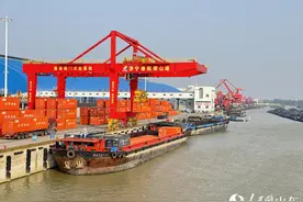 沿着黄河遇见海｜济宁梁山港：智慧化助力港口高质量发展图片