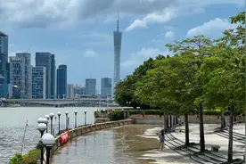 西江洪水逐步消退，预计珠江广州河段仍会出现超警水位图片