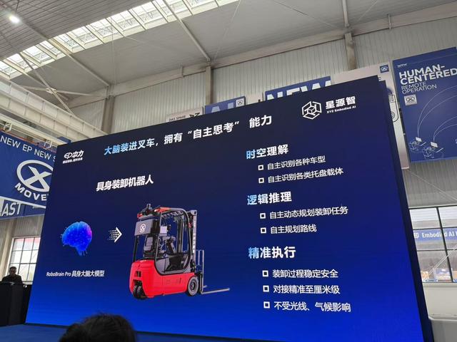 给无人叉车装具身大脑，货物装卸全流程无人化