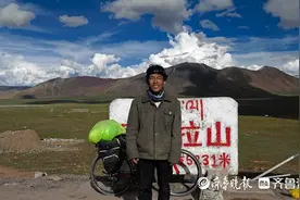 休学一年，甘肃20岁小伙正骑行中国图片