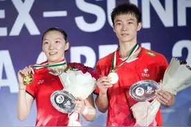 赛季首冠！上海小将蒋振邦搭档魏雅欣夺得印度羽毛球公开赛混双冠军图片