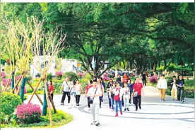 桂林滨江路望江亭小游园焕然一新图片