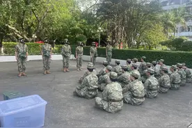 观澜街道开展民兵专业训练图片