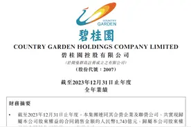 碧桂园两份迟发财报出炉：预计2024年亏损将大幅收窄，对恢复盈利时间暂无法预估图片
