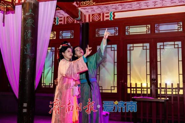 一年四季 泉在济南 | 趵突泉沉浸式夜游《趵突夜画》璀璨启幕 打造泉城夜游新地标