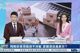 网购珍珠项链货不对板 发错货还是欺诈？视频封面