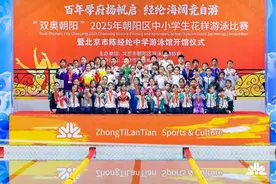 “双奥朝阳”2025年朝阳区中小学生花样游泳比赛举行图片