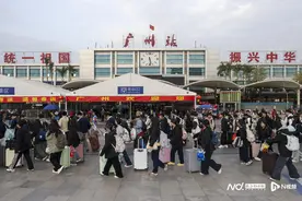 车站内外的故事和影像：广州站已进入节前春运峰值图片
