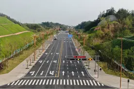 四川自贡沿滩仙市旅游快速通道“五一”通车 从高铁自贡站到仙市古镇仅需5分钟图片