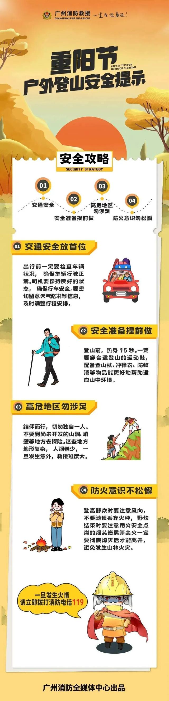 关于重阳节登高，南海多地最新通告！
