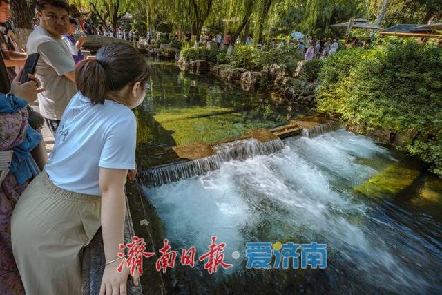 趵突泉水位攀升至 28.92 米，景区瀑布景点成为新打卡亮点