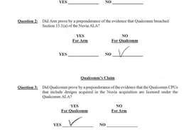 Arm与高通纠纷案结果出炉，高通在关键问题获胜图片