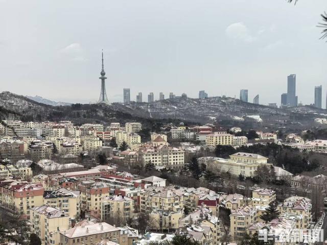 红瓦绿树，白雪皑皑