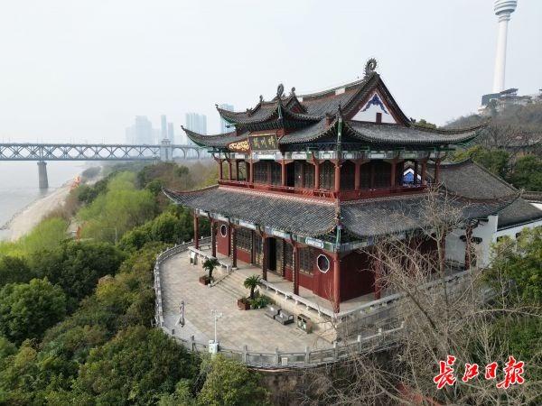 再登晴川阁，望江赏樱花