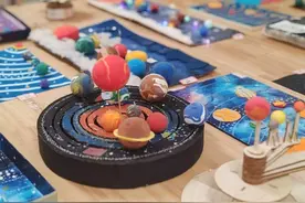 探秘太阳系，筑梦追星人——西安市航天城第三初级中学开展太阳系模型制作大赛图片