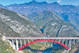 陕渝两地首次实现高速公路直连互通图片