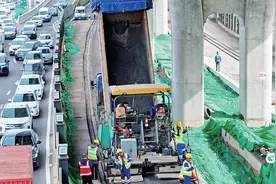 胶州湾第二隧道、重庆高架路跨线桥……青岛快速路网建设“进度条”不断刷新图片