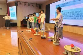 普及科学知识 弘扬文明新风——阜南县举行“文明实践＋科普”公益活动进校园图片