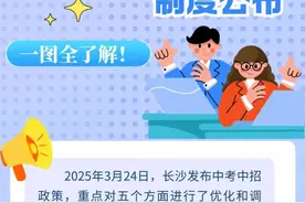 官宣！长沙中考中招制度有了五大变化图片