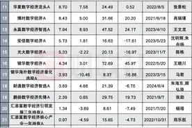 “数字经济”成收益密码，有主题基金近一年收益近70%，为何还有的跑输了图片