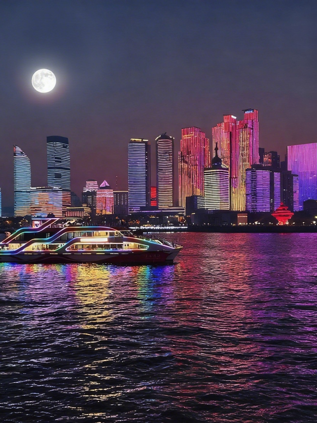 【家国同庆 悦享奥帆】“C位”赏月 | 夜游浮山湾，解锁“海上升明月”视角，体验“举杯邀明月”的畅快！