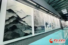 【第十八届全国网络媒体山西行】地毯成“油画”！山西这个事业很“浪漫”图片