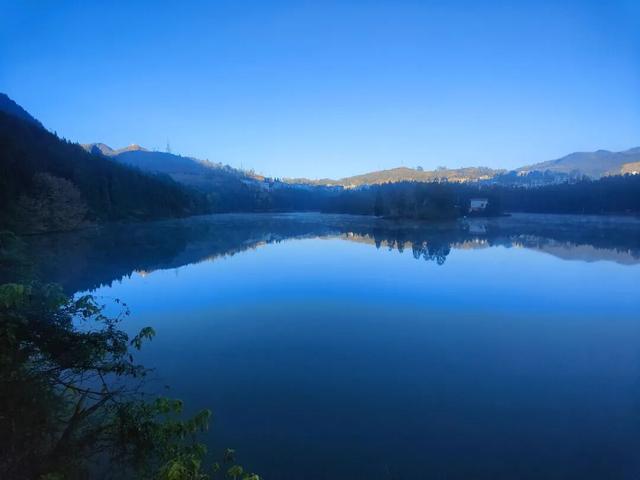 普安山川风物 || 南山湖晨曦