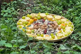 杭州动物园里的动物们过中秋 逮着“特制月饼”一顿猛炫图片