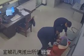 阿尔茨海默症老人欲宿加油站 警民悉心照顾寻家人图片