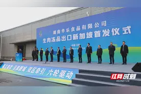 全国首发！华乐生肉冻品“飞”赴新加坡图片