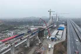 上海地铁17号线西延伸工程主体结构贯通，未来可在西岑站换乘示范区线图片