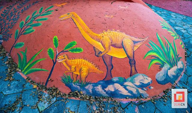 龙艺街口袋公园：“长满”恐龙的地方