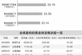 黄金价格再创新高 概念股业绩普遍飘红图片