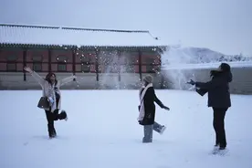 （外代二线）韩国首尔降雪图片